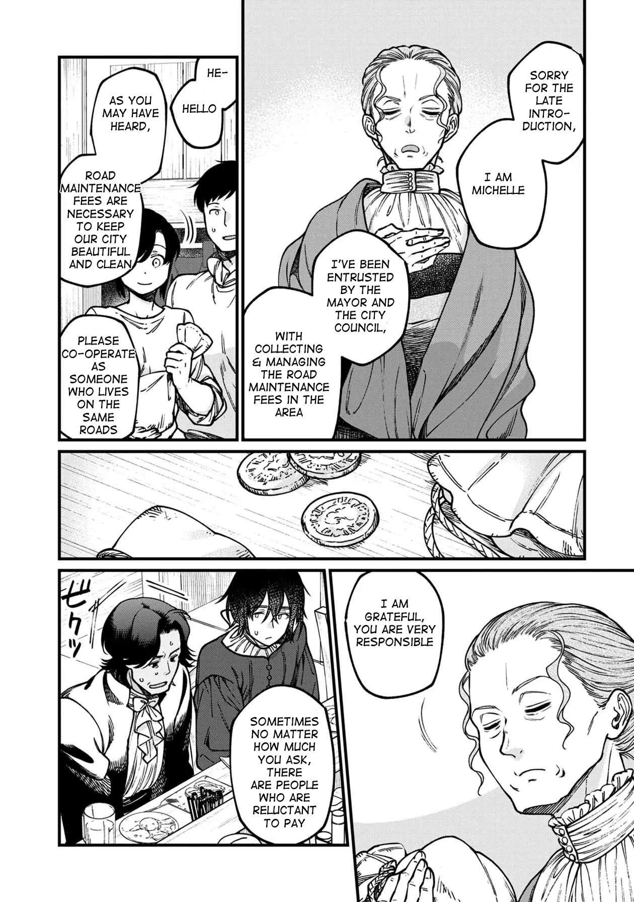 Isekai Izakaya - Vol.9 Chapter 52: Oven Baked Dish & Road Management Costs