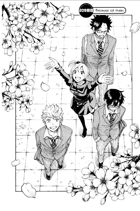 Yanki-Kun To Megane-Chan - Vol.23 Chapter 209 : Because Of Them