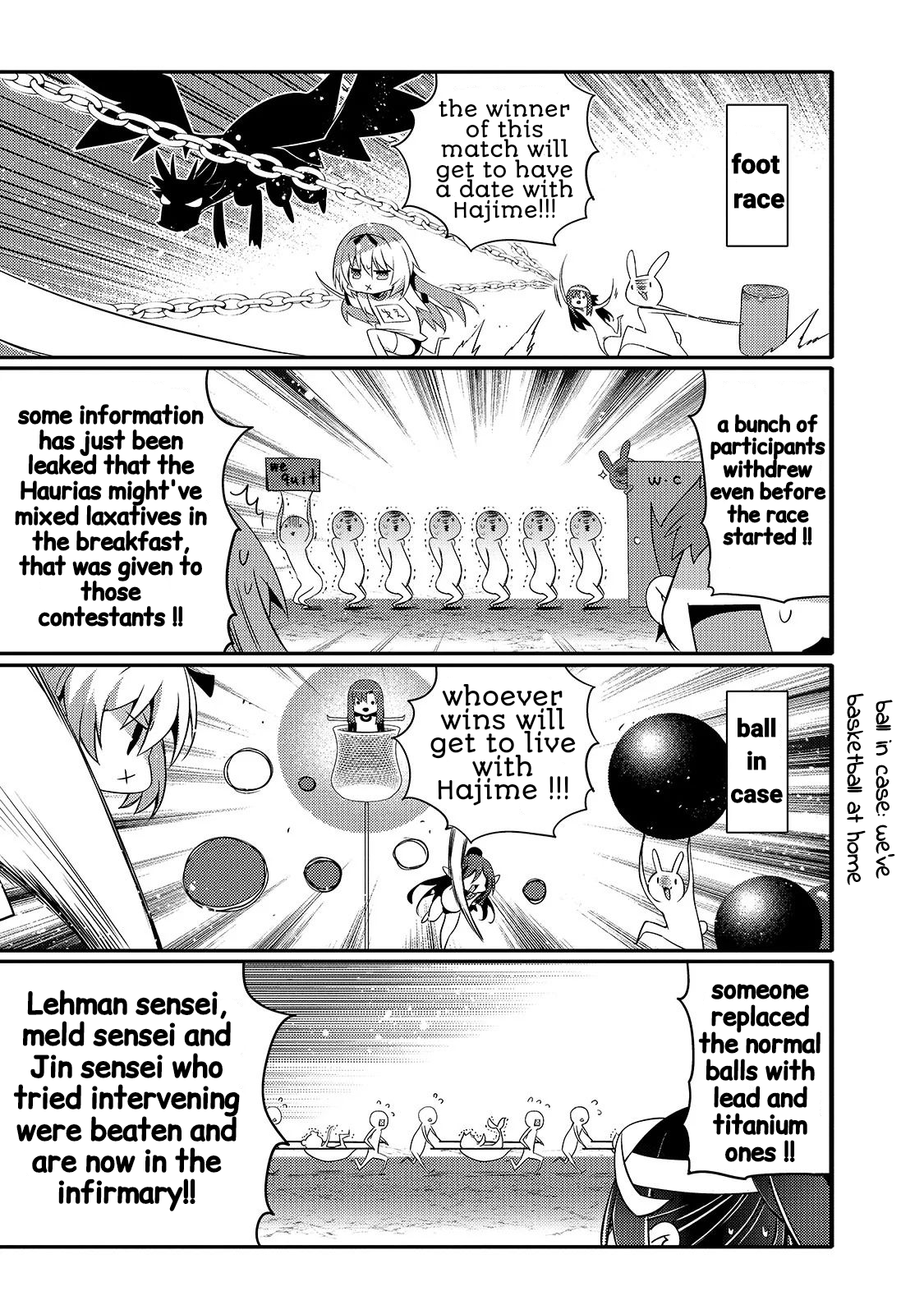 Arifureta Gakuen De Sekai Saikyou - Vol.1 Chapter 8: Sports Day And Insanity (1)