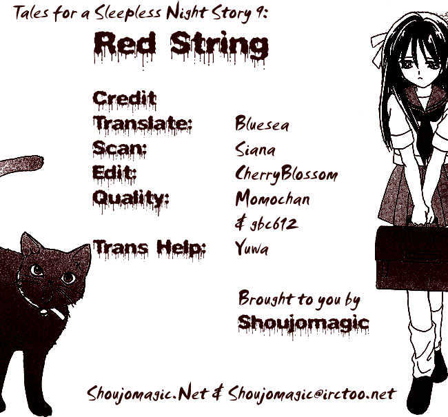 Nemurenu Yoru No Monogatari - Vol.1 Chapter 9 : Red String