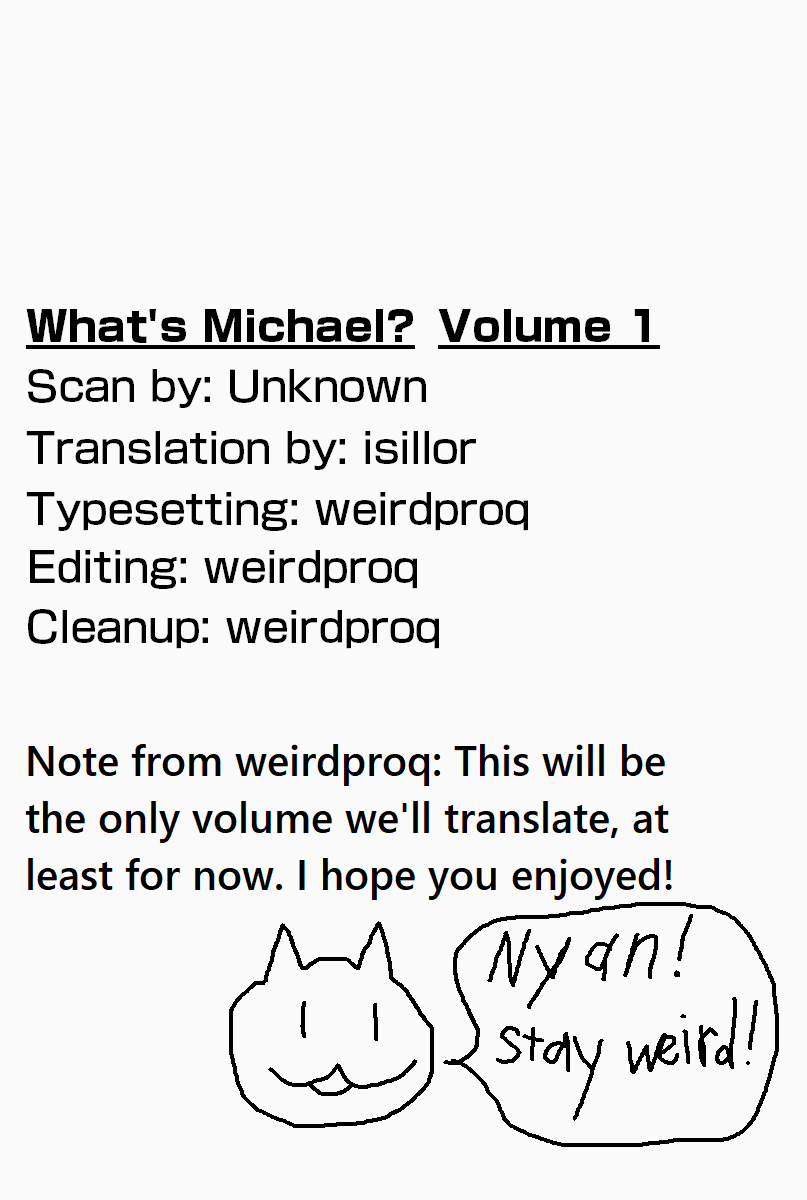 What's Michael? - Vol.1 Chapter 21: Fighting Illness! Don't Give Up, Michael!