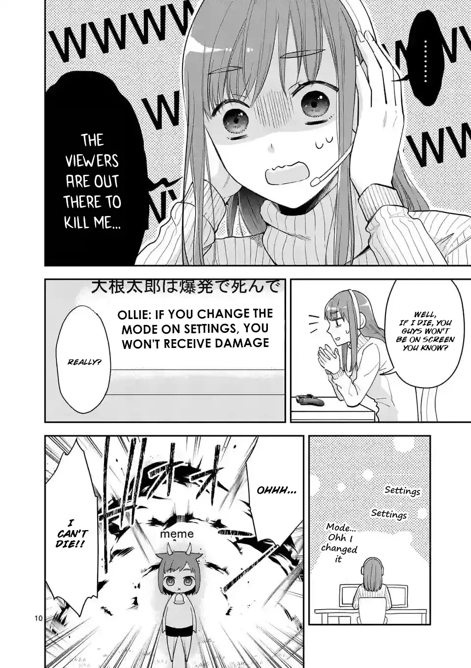 Tsuitenai Game Jikkyousha Wa Akogare No Hito Ni Kakinsareru - Chapter 9