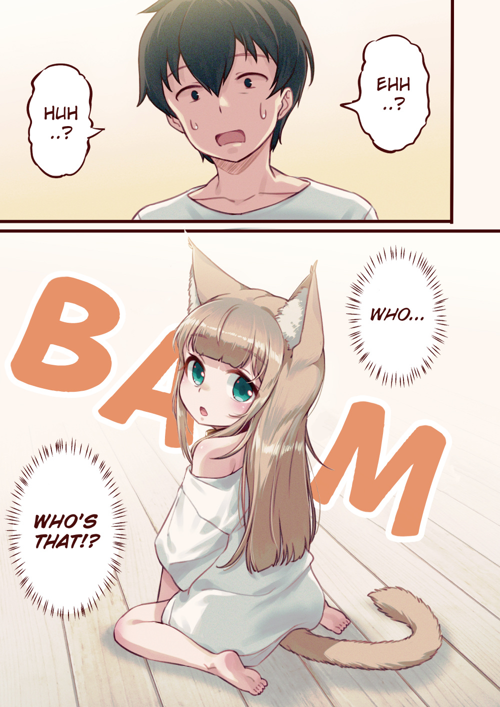 My Cat Is A Kawaii Girl - Chapter 1: A Cat Has Arrived