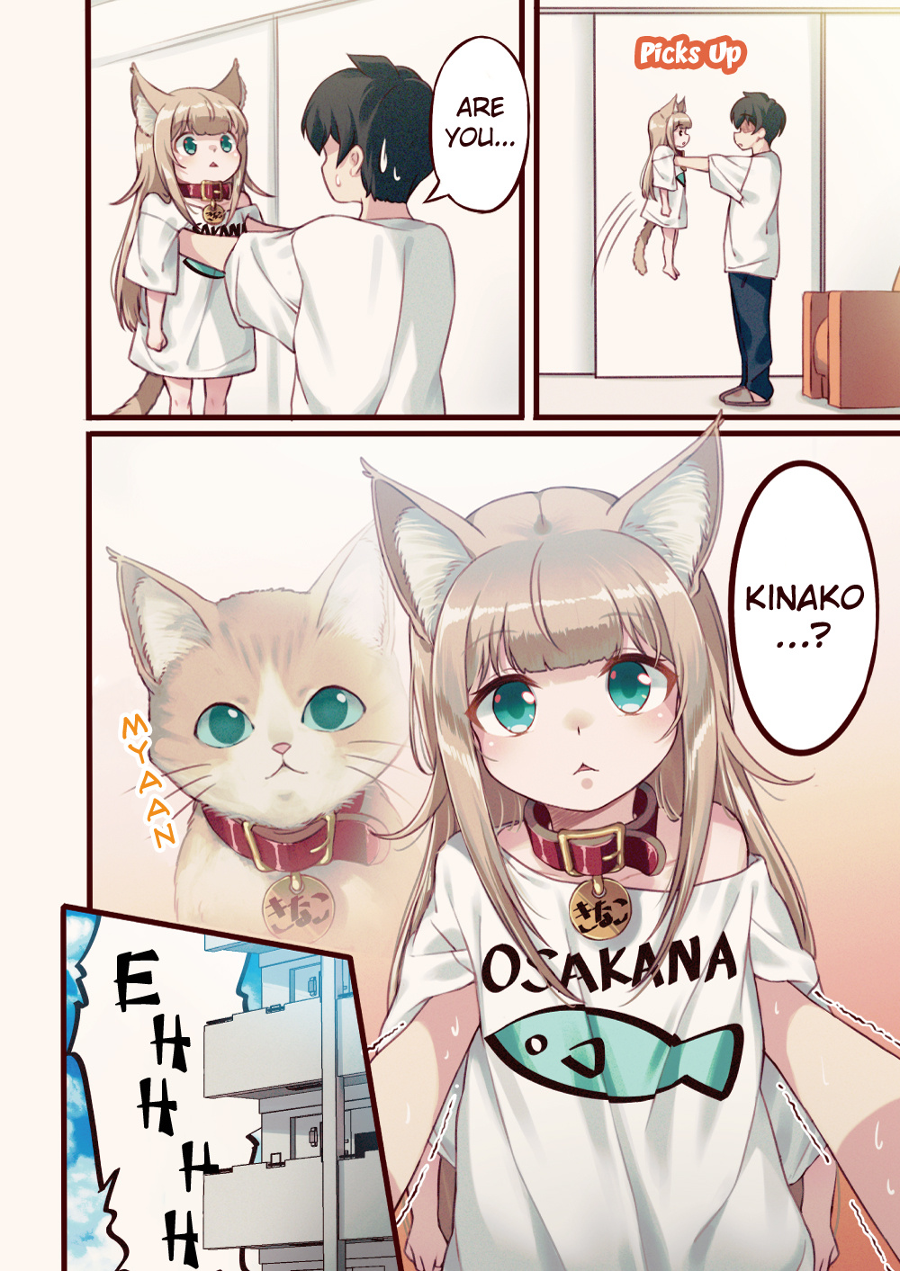 My Cat Is A Kawaii Girl - Chapter 1: A Cat Has Arrived