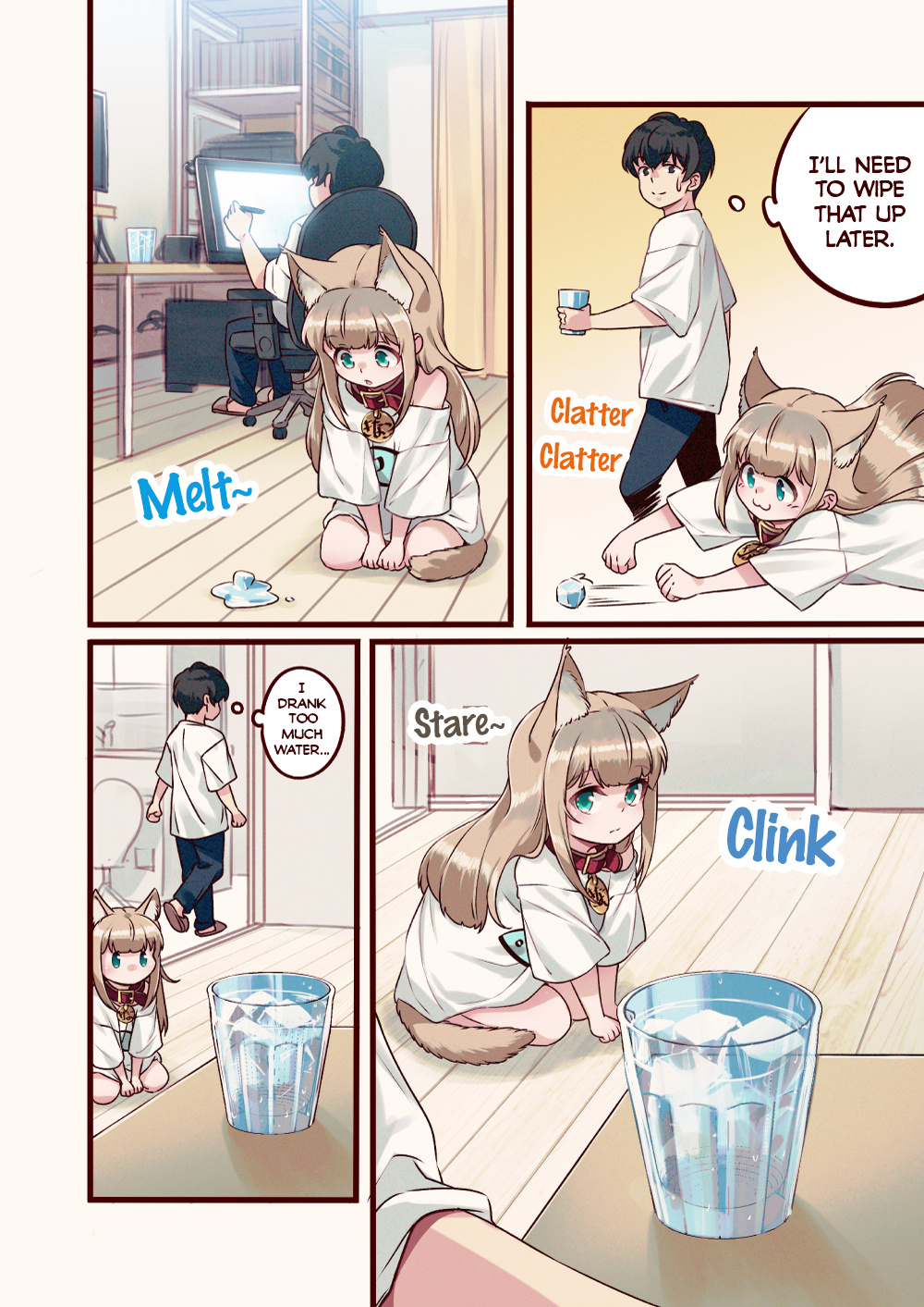 My Cat Is A Kawaii Girl - Vol.1 Chapter 7: Kinako And Ice