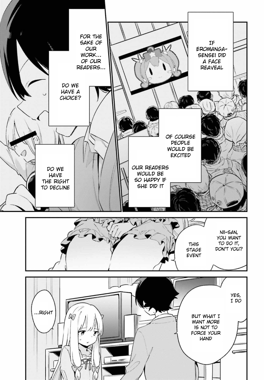 Ero Manga Sensei - Chapter 66: Eromanga-Sensei On Stage (1)