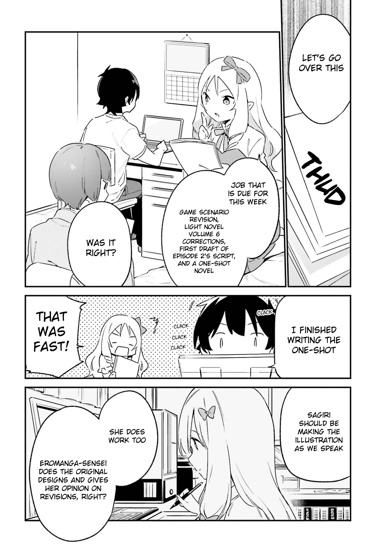 Ero Manga Sensei - Chapter 76: Sagiri And The Cohabitation (1)