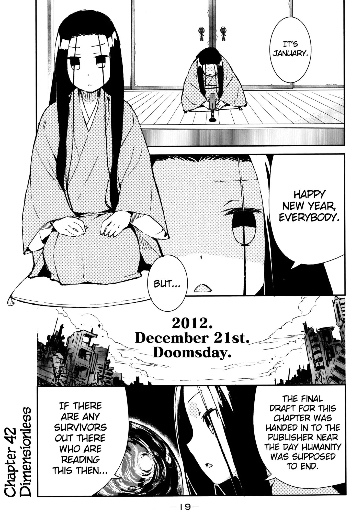 Joshiraku - Chapter 42: Dimensionless