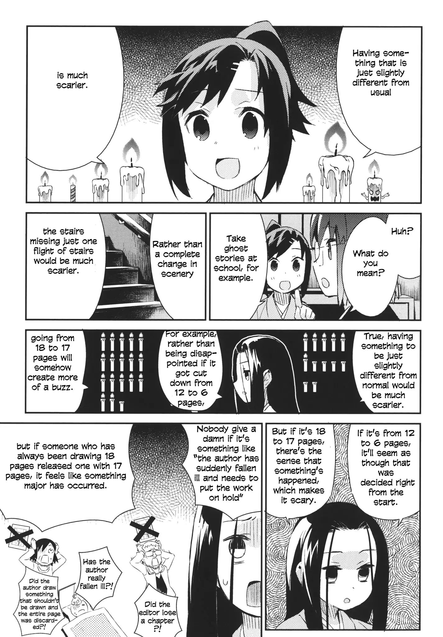 Joshiraku - Chapter 40.6: Special Chapter The Second: Aww Yeah, Ghost Stories