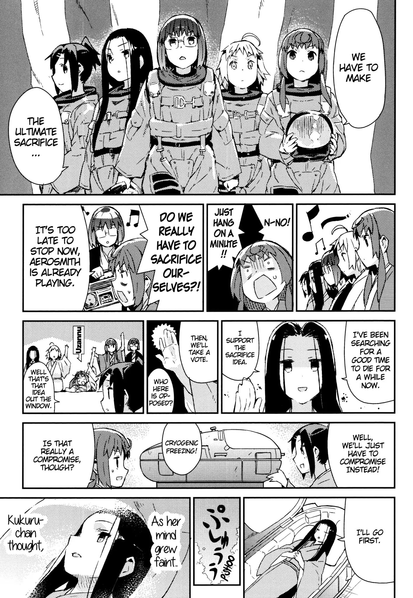 Joshiraku - Chapter 50: The Secret Of The End [End]