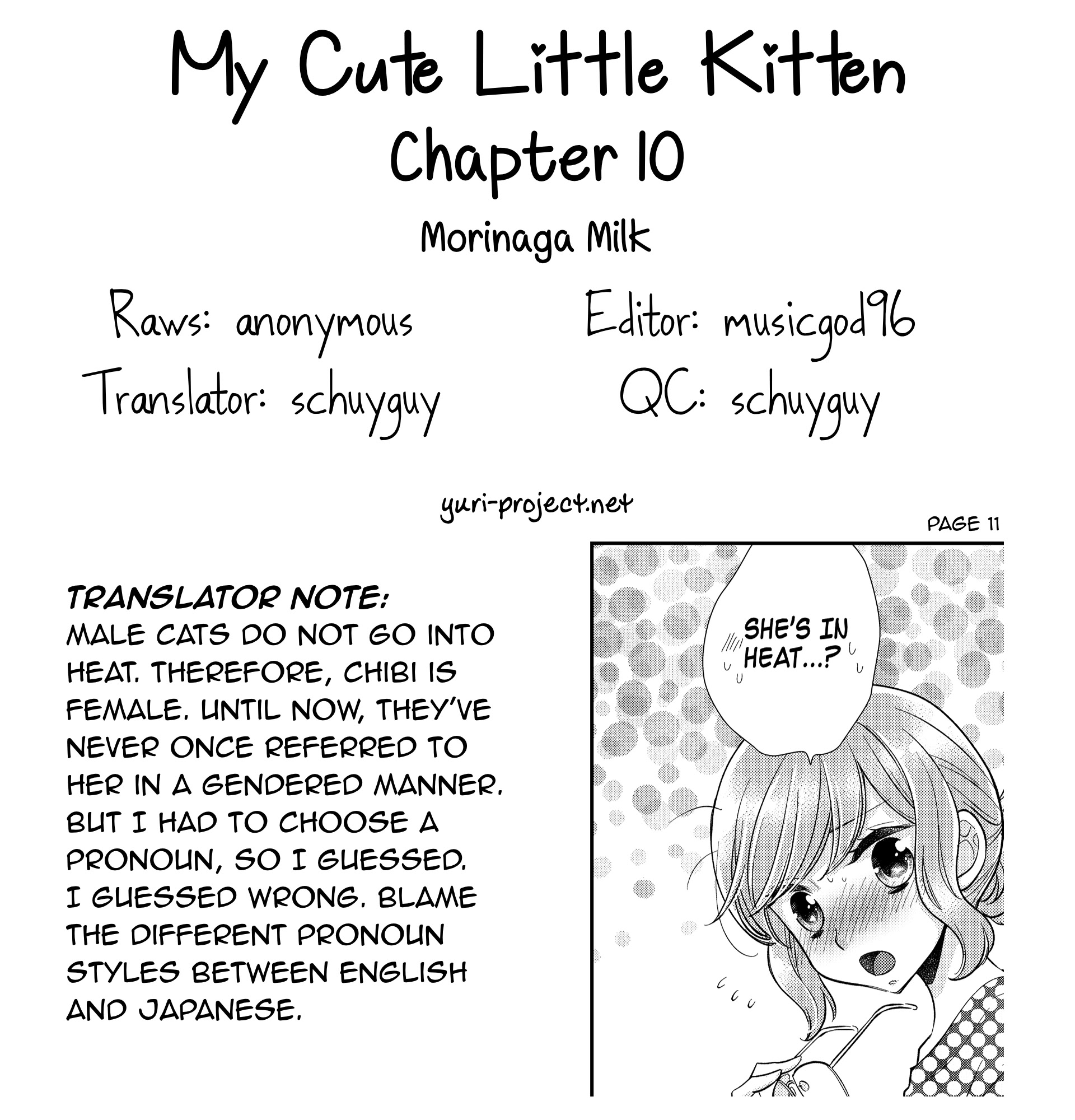 My Cute Little Kitten - Chapter 10