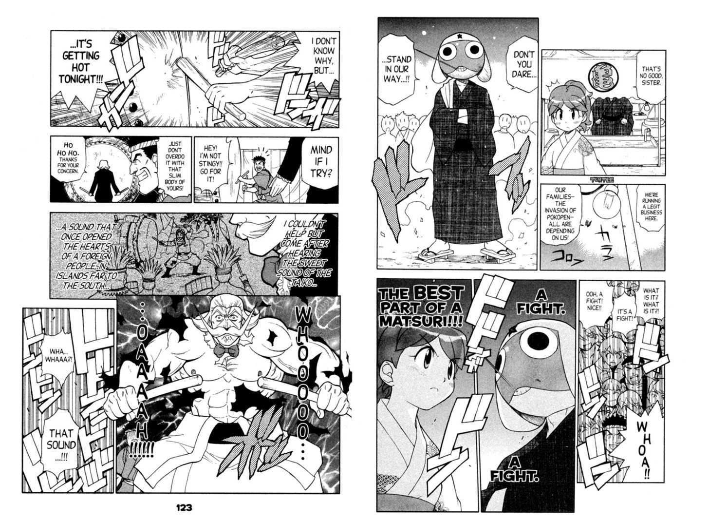 Keroro Gunsou - Vol.6 Chapter 50 : Matsuri Battle: Alien Vs. Iron Man!!