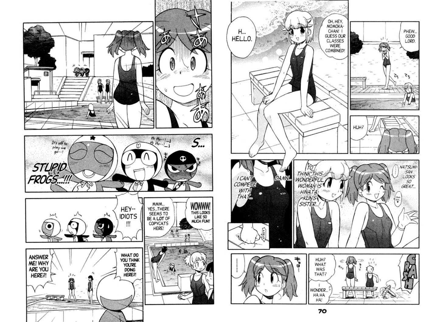 Keroro Gunsou - Vol.6 Chapter 48 : Water Battle: Natsumi Vs. Frog!!