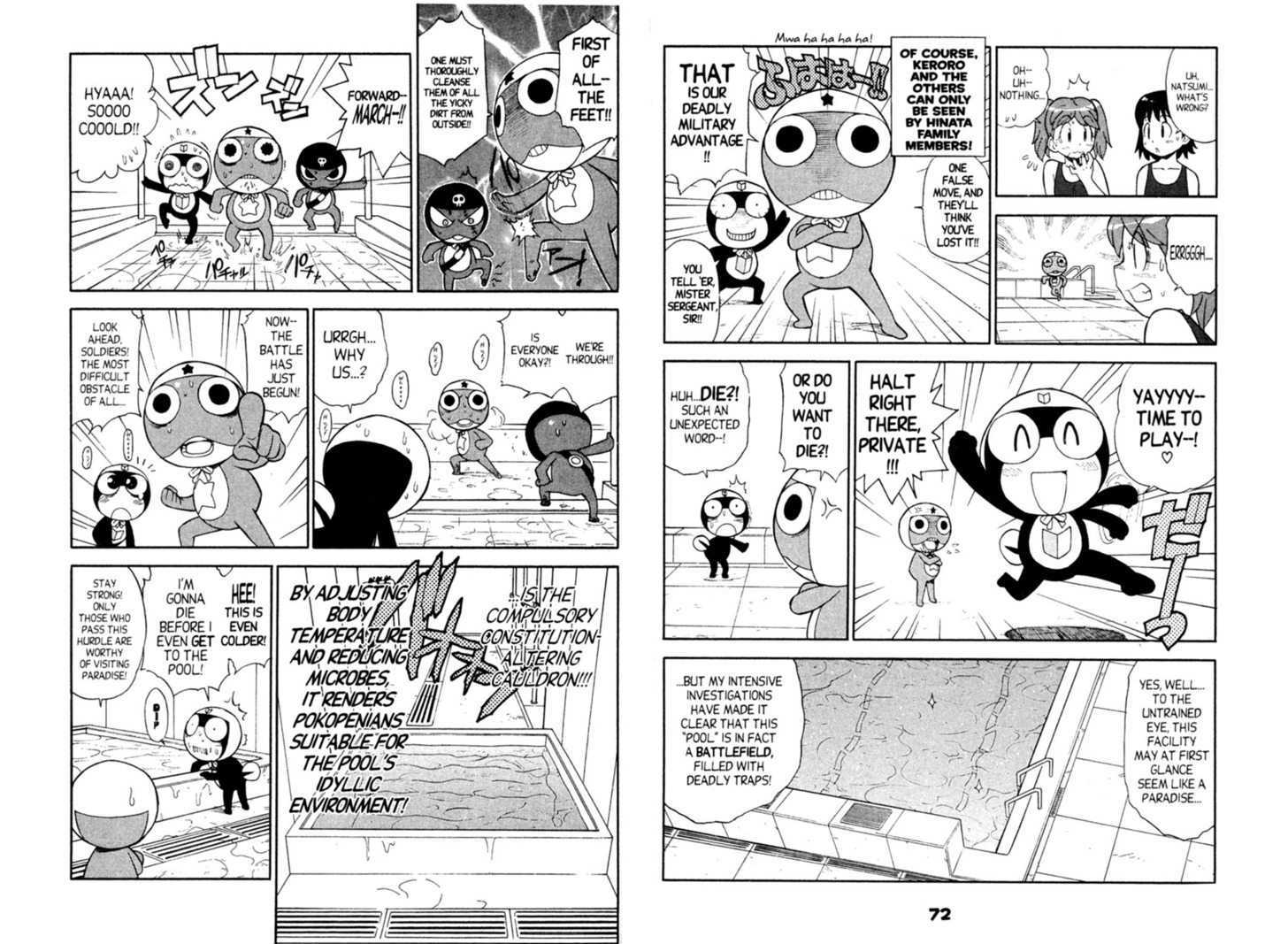 Keroro Gunsou - Vol.6 Chapter 48 : Water Battle: Natsumi Vs. Frog!!