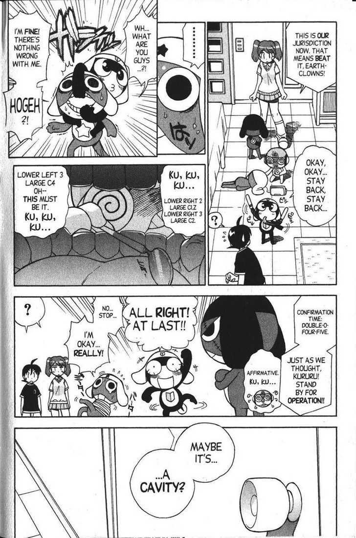 Keroro Gunsou - Vol.4 Chapter 34 : Number Three Molar: The Devil's Residence!!