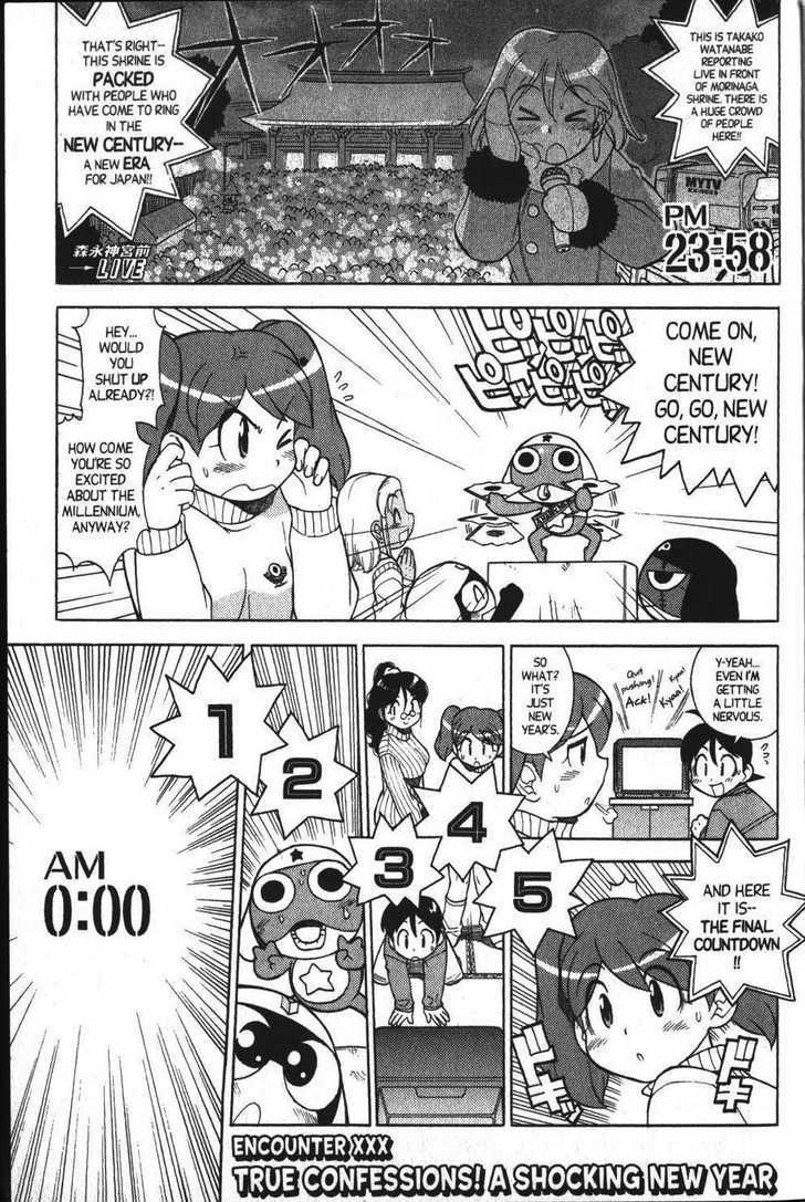 Keroro Gunsou - Vol.4 Chapter 30 : True Confessions! A Shocking New Year