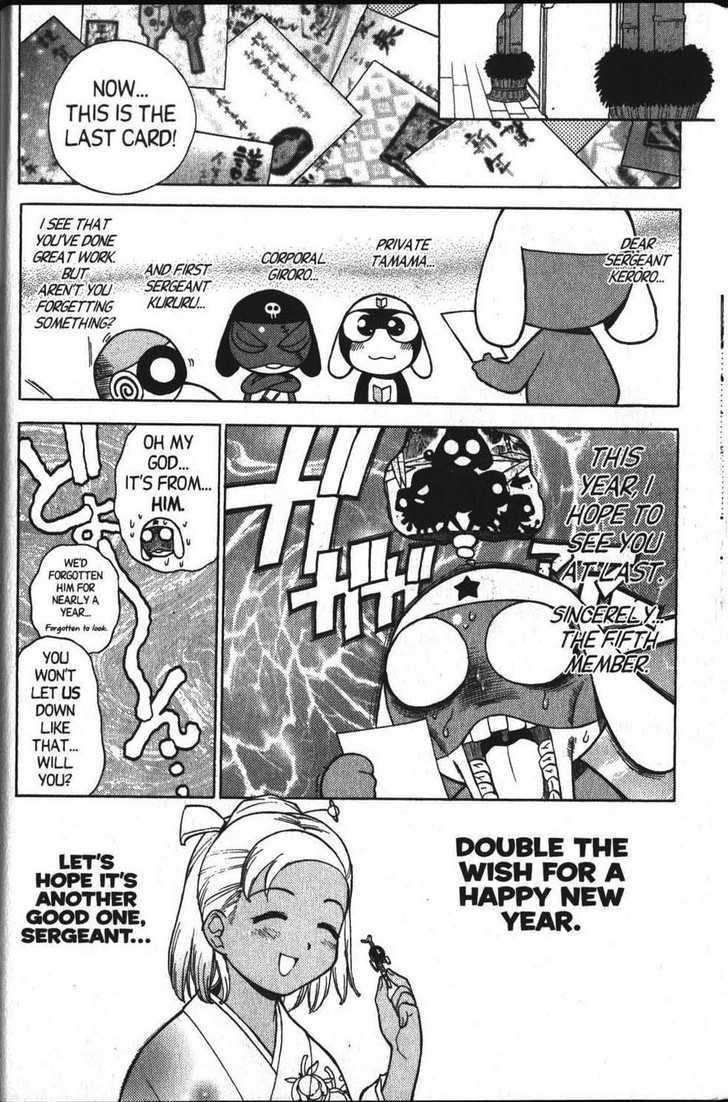 Keroro Gunsou - Vol.4 Chapter 30 : True Confessions! A Shocking New Year