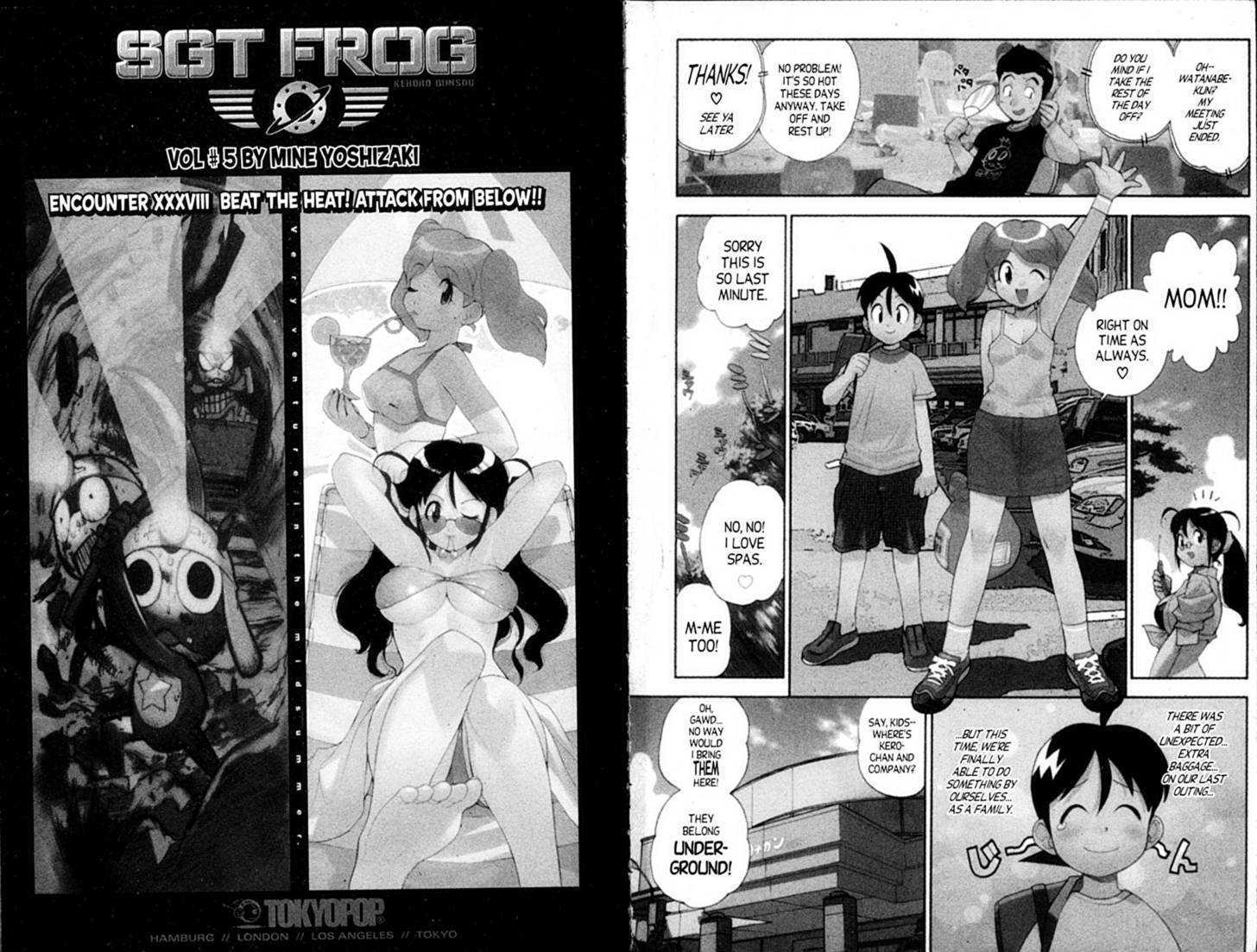 Keroro Gunsou - Vol.5 Chapter 38 : Beat The Heat! Attack From Below!!