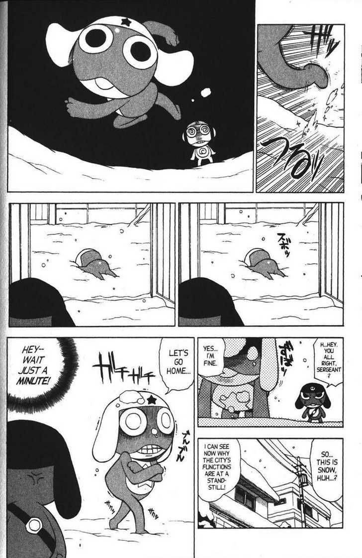 Keroro Gunsou - Vol.4 Chapter 32 : To The Death! The First Snowball Fight