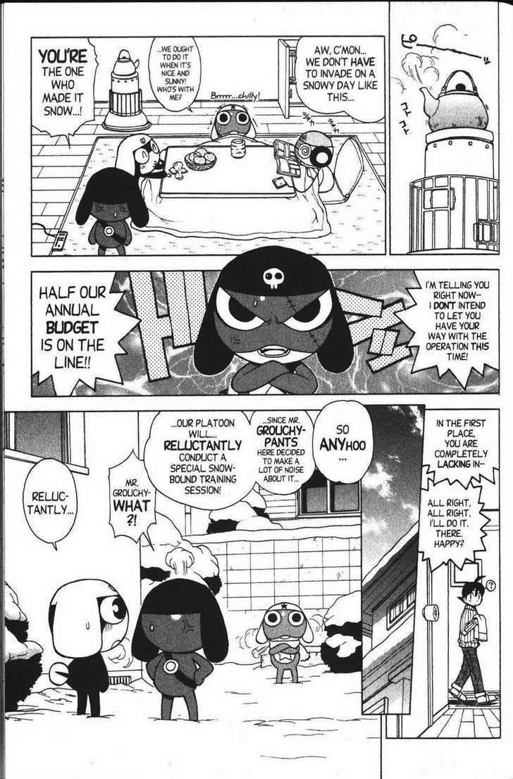 Keroro Gunsou - Vol.4 Chapter 32 : To The Death! The First Snowball Fight