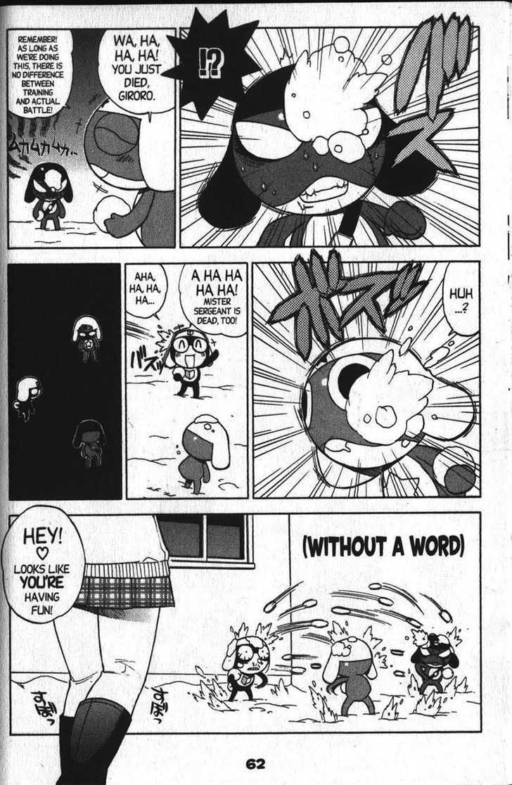 Keroro Gunsou - Vol.4 Chapter 32 : To The Death! The First Snowball Fight