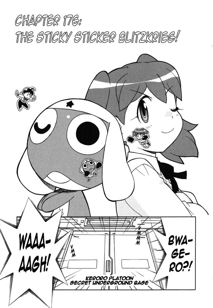 Keroro Gunsou - Vol.22 Chapter 176 : The Sticky Sticker Blitzkrieg!