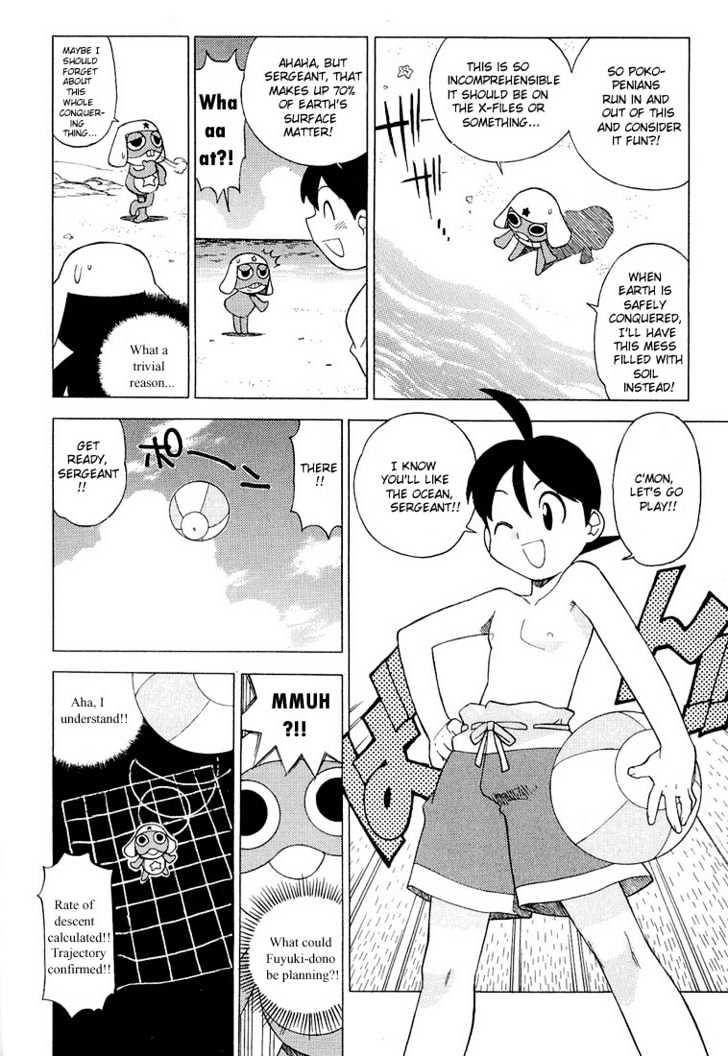 Keroro Gunsou - Vol.1 Chapter 8 : Sergeant And Momoka's Southern Sea Plan