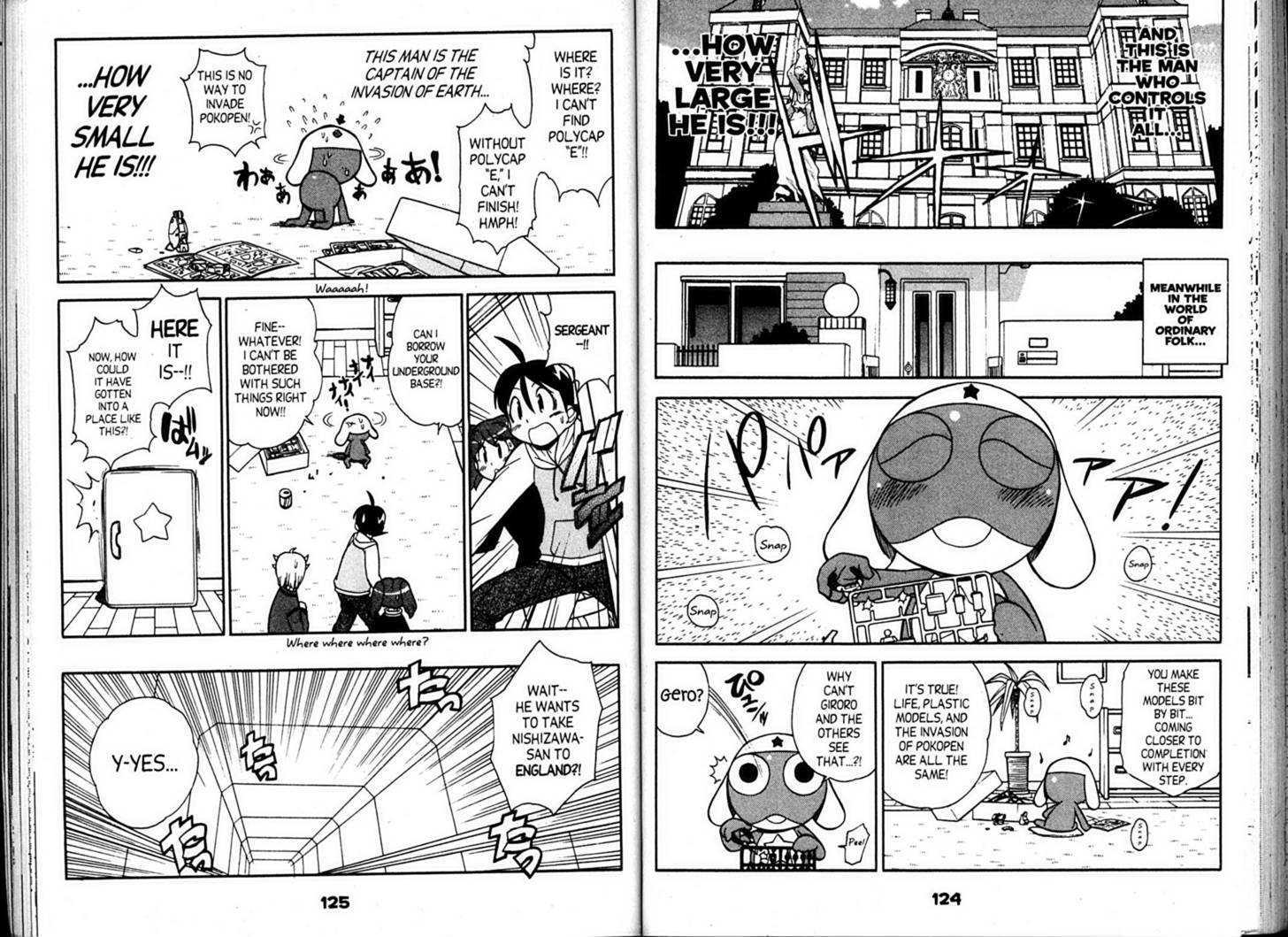 Keroro Gunsou - Vol.5 Chapter 43 : Momoka Goes Awol? The Father Descends!!