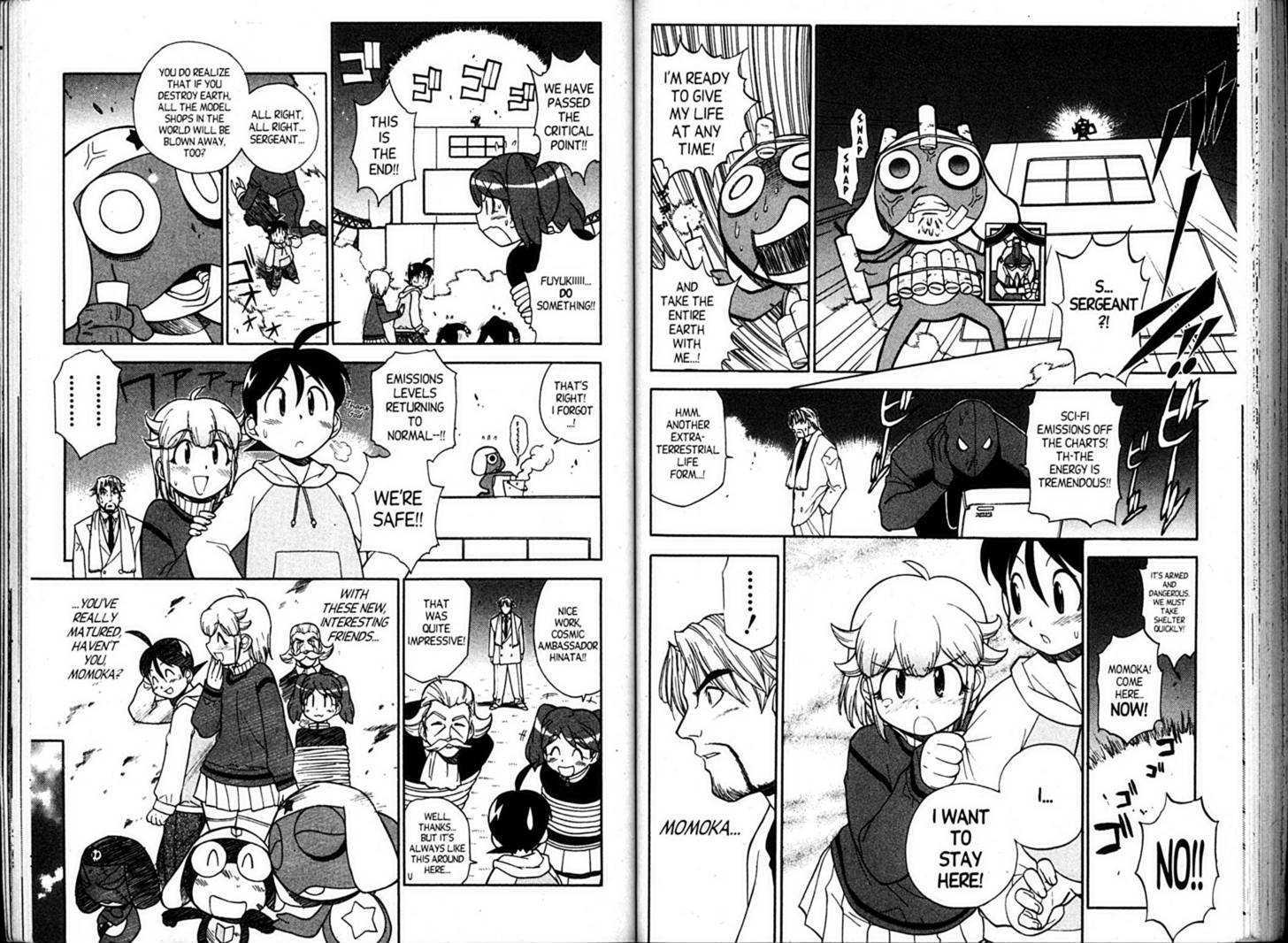 Keroro Gunsou - Vol.5 Chapter 43 : Momoka Goes Awol? The Father Descends!!