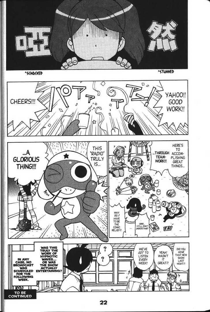 Keroro Gunsou - Vol.3 Chapter 21 : Welcome To Radio-Free Keroro