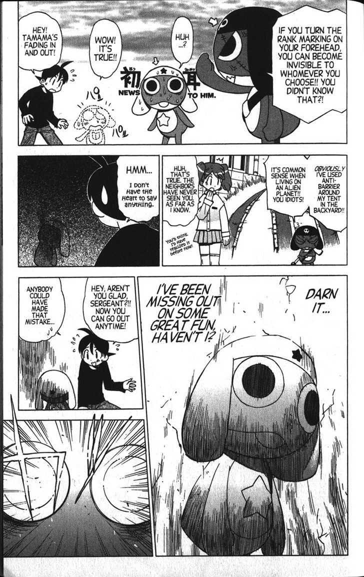 Keroro Gunsou - Vol.2 Chapter 13 : Seargent Reaches The Critical Point