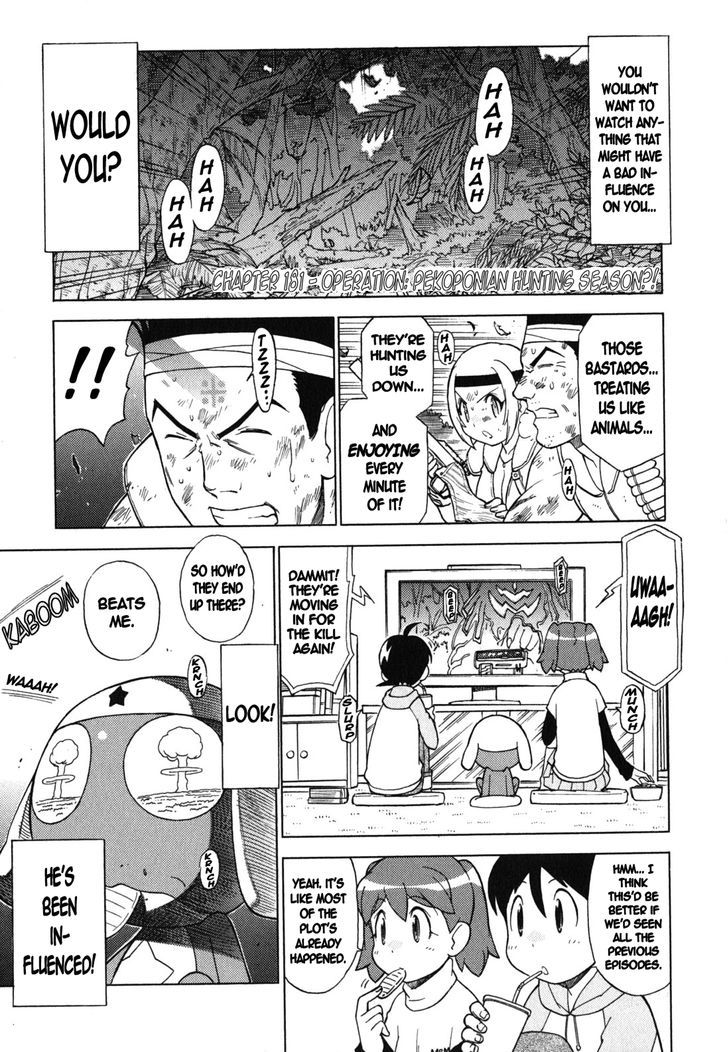 Keroro Gunsou - Vol.22 Chapter 181 : Operation Pekoponian Hunting Season!