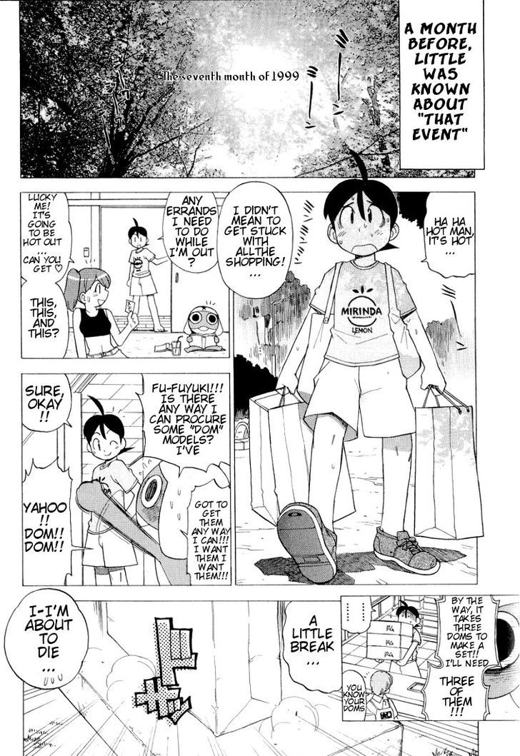 Keroro Gunsou - Vol.1 Chapter 10 : The Sublime Revelation On The Hinata Family