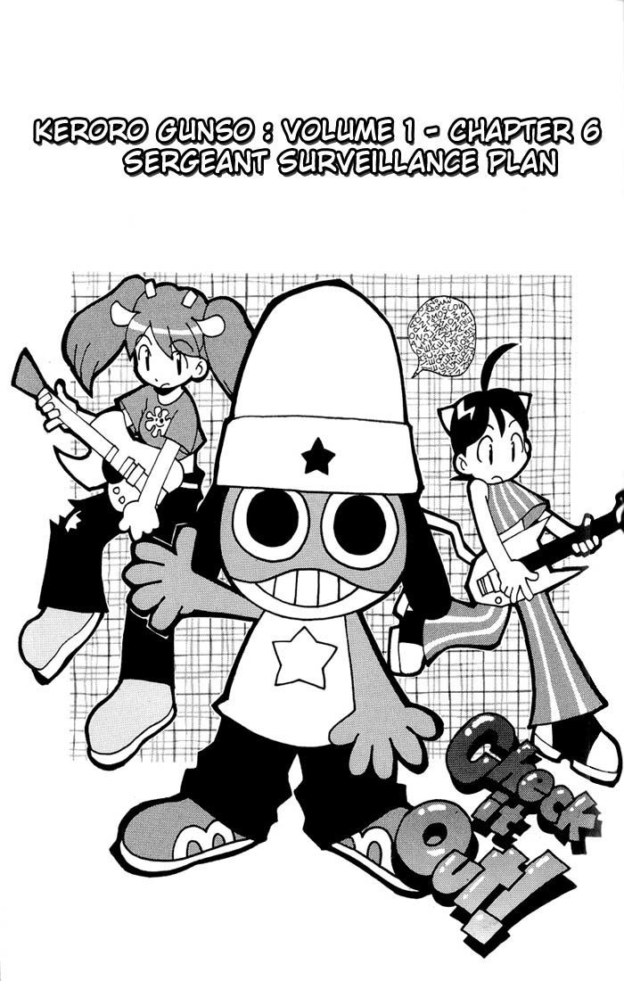 Keroro Gunsou - Vol.1 Chapter 6 : Sergeant Surveillance Plan