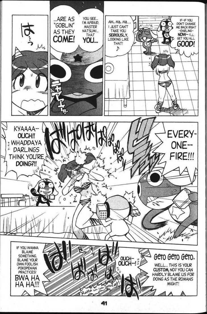 Keroro Gunsou - Vol.4 Chapter 31 : The Revenge Of The Red Goblin!!