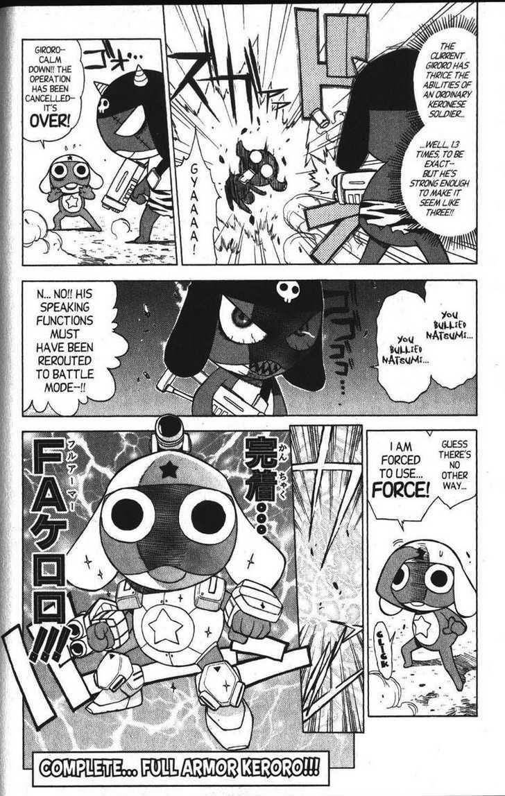 Keroro Gunsou - Vol.4 Chapter 31 : The Revenge Of The Red Goblin!!