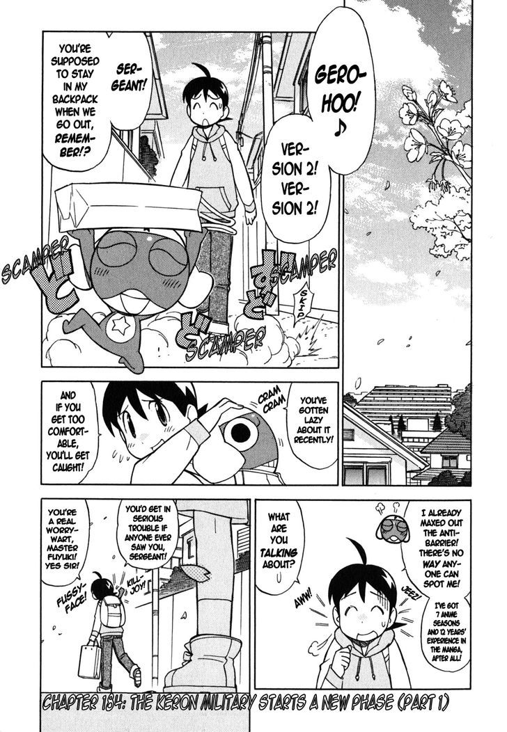 Keroro Gunsou - Vol.22 Chapter 184 : The Keron Military Starts A New Phase (Part 1)