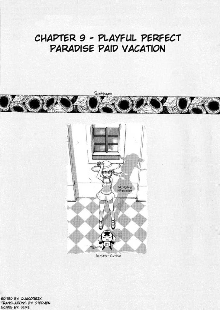 Keroro Gunsou - Vol.1 Chapter 9 : Playful Perfect Paradise Paid Vacation