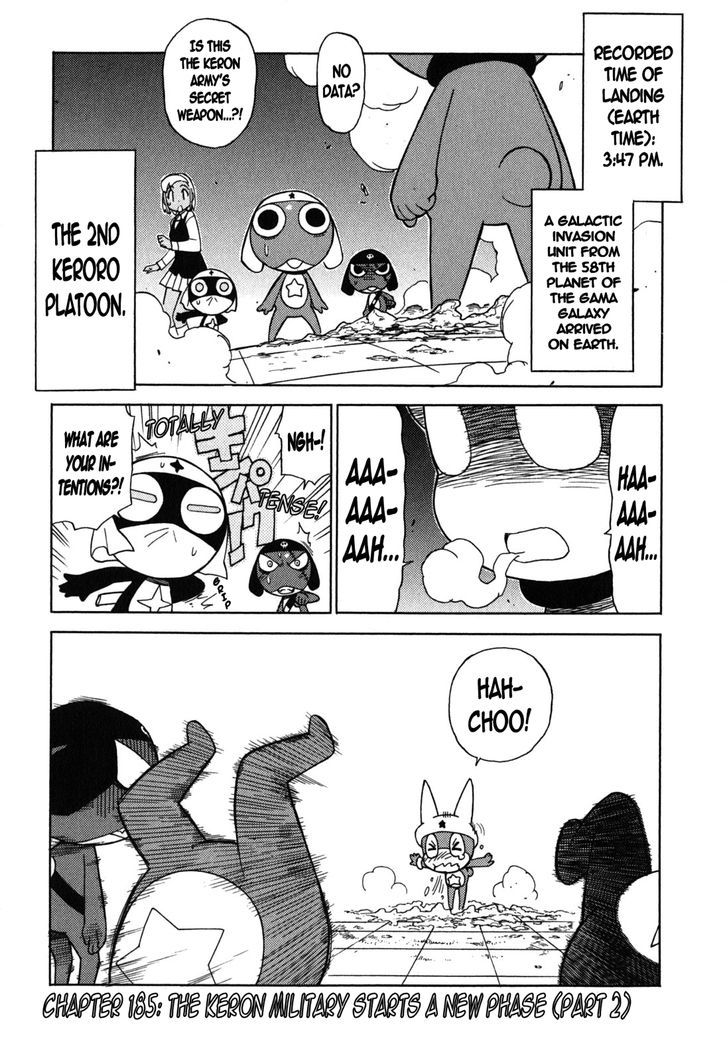 Keroro Gunsou - Vol.22 Chapter 185 : The Keron Military Starts A New Phase (Part 2)