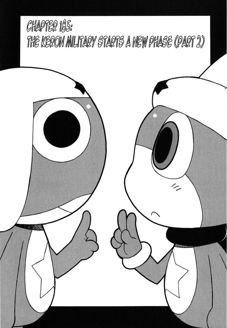 Keroro Gunsou - Vol.22 Chapter 185 : The Keron Military Starts A New Phase (Part 2)