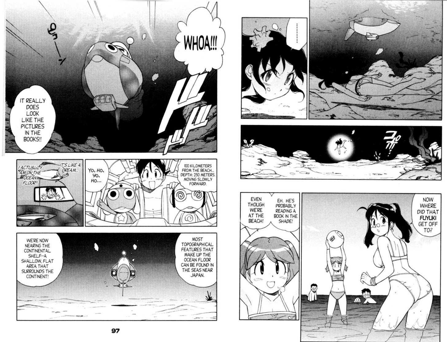 Keroro Gunsou - Vol.6 Chapter 49 : Danger In The Deep Sea!!!