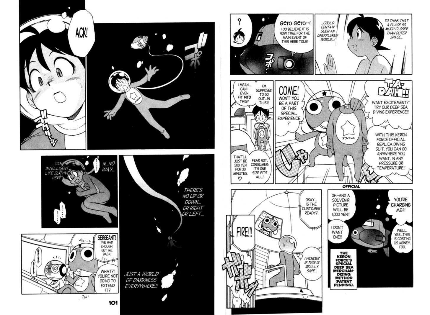 Keroro Gunsou - Vol.6 Chapter 49 : Danger In The Deep Sea!!!