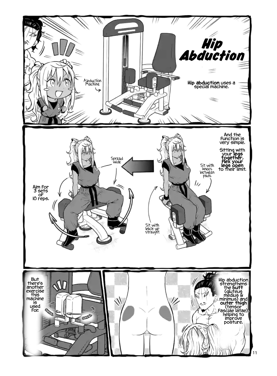 Danberu Nan Kiro Moteru? - Chapter 142: Hip Abduction