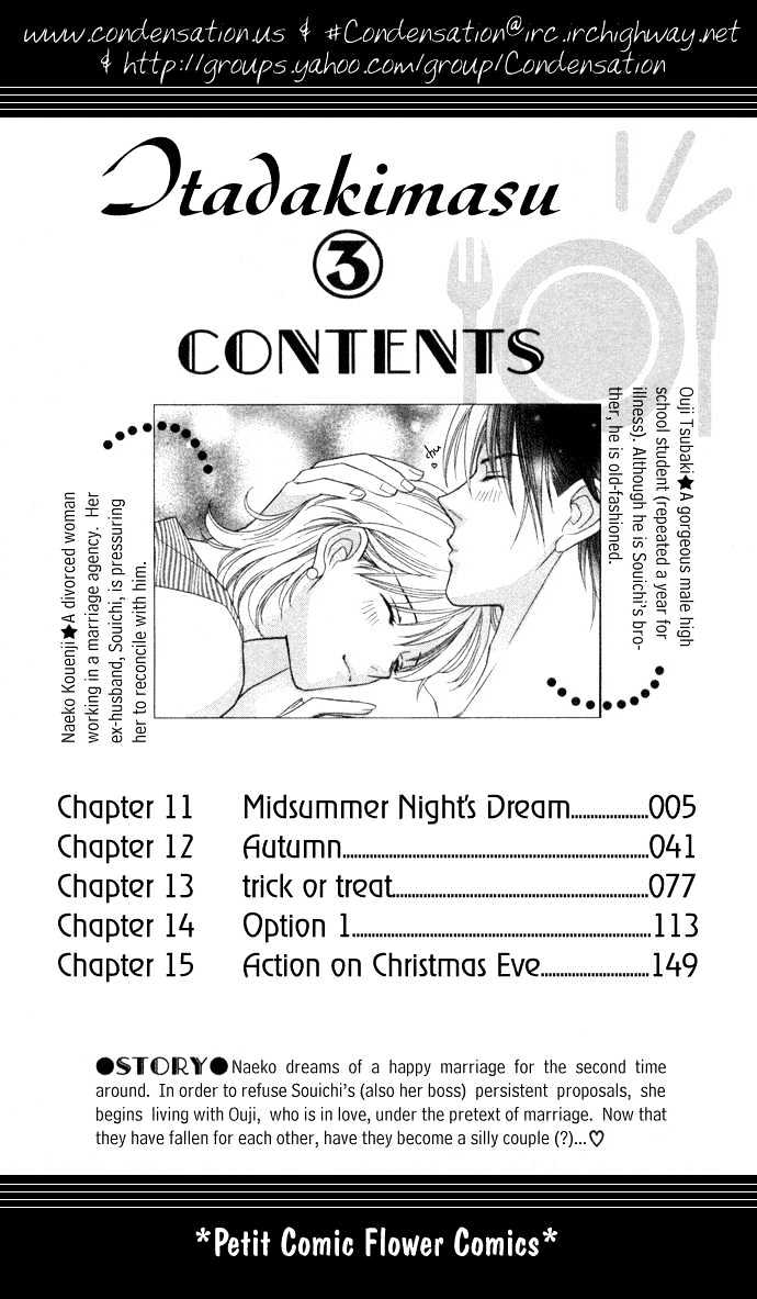 Itadakimasu - Vol.3 Chapter 11 : 11 Midsummer Night's Dream  12 Autumn  13 Trick Or Treat  14 O...