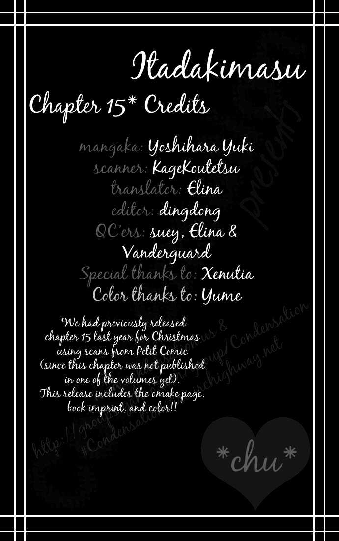 Itadakimasu - Vol.3 Chapter 11 : 11 Midsummer Night's Dream  12 Autumn  13 Trick Or Treat  14 O...