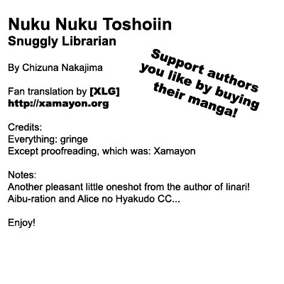 Nuku Nuku Toshoiin - Chapter Oneshot