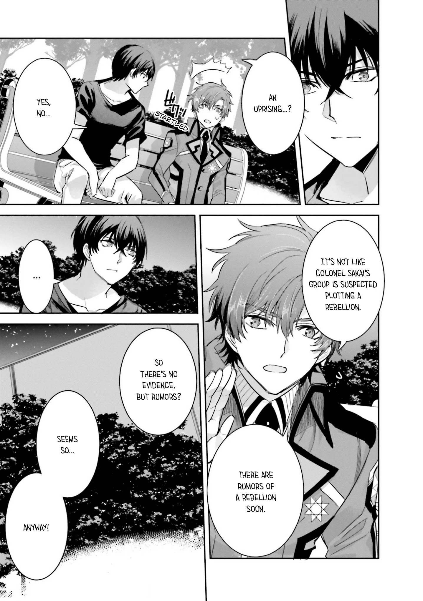 Mahouka Koukou No Rettousei - Steeplechase-Hen - Chapter 13: The Opponent In Front Of You