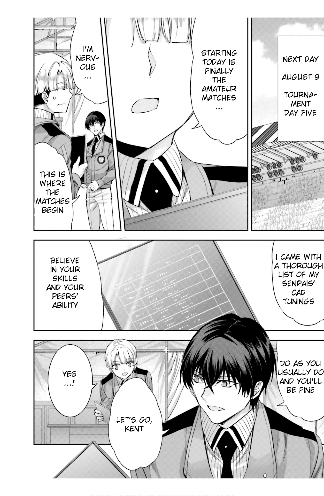 Mahouka Koukou No Rettousei - Steeplechase-Hen - Chapter 16: Fukuchou, Soshite Shinjinsen - Recovery, And Then Amateur Matches