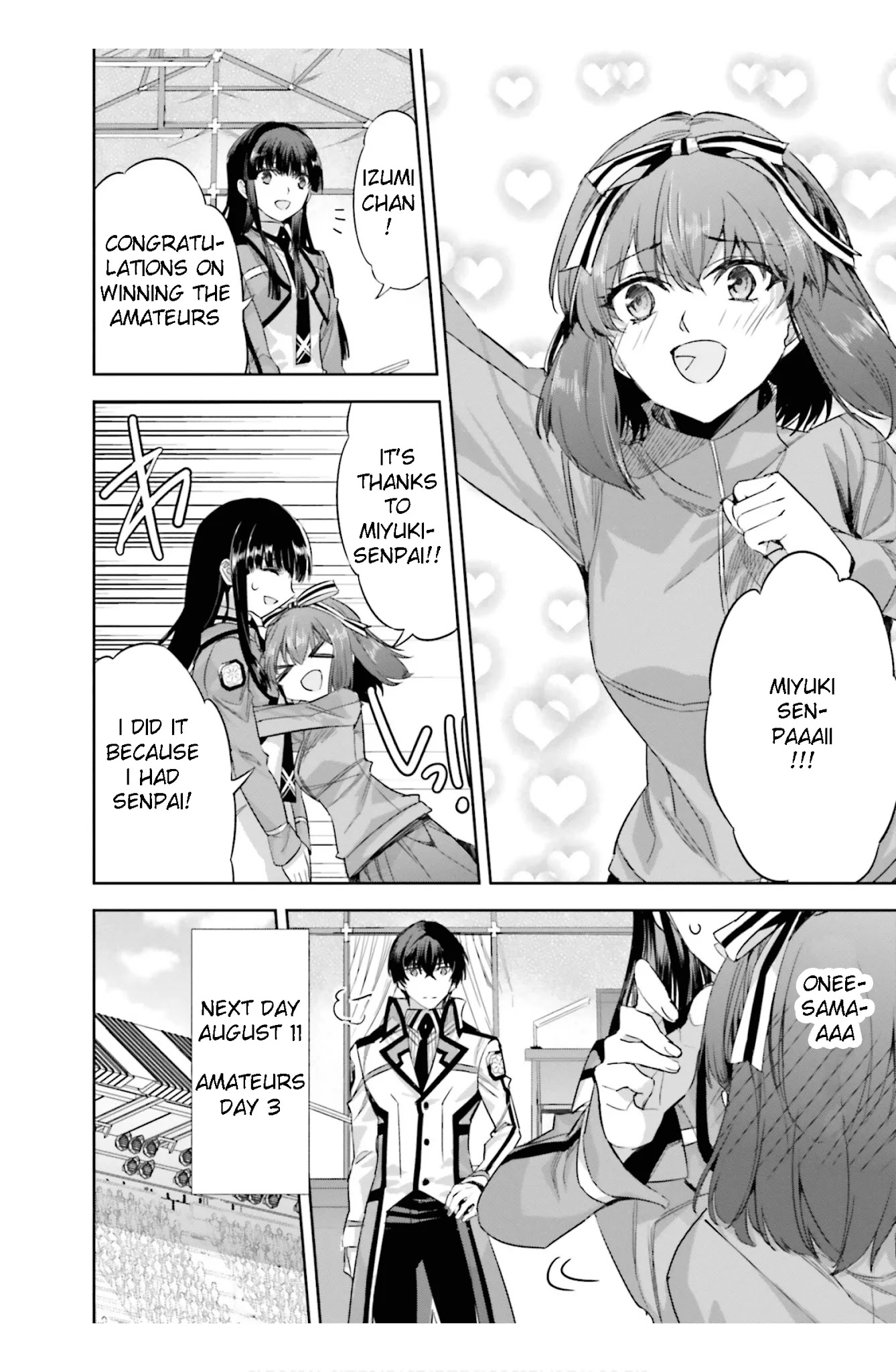 Mahouka Koukou No Rettousei - Steeplechase-Hen - Chapter 16: Fukuchou, Soshite Shinjinsen - Recovery, And Then Amateur Matches