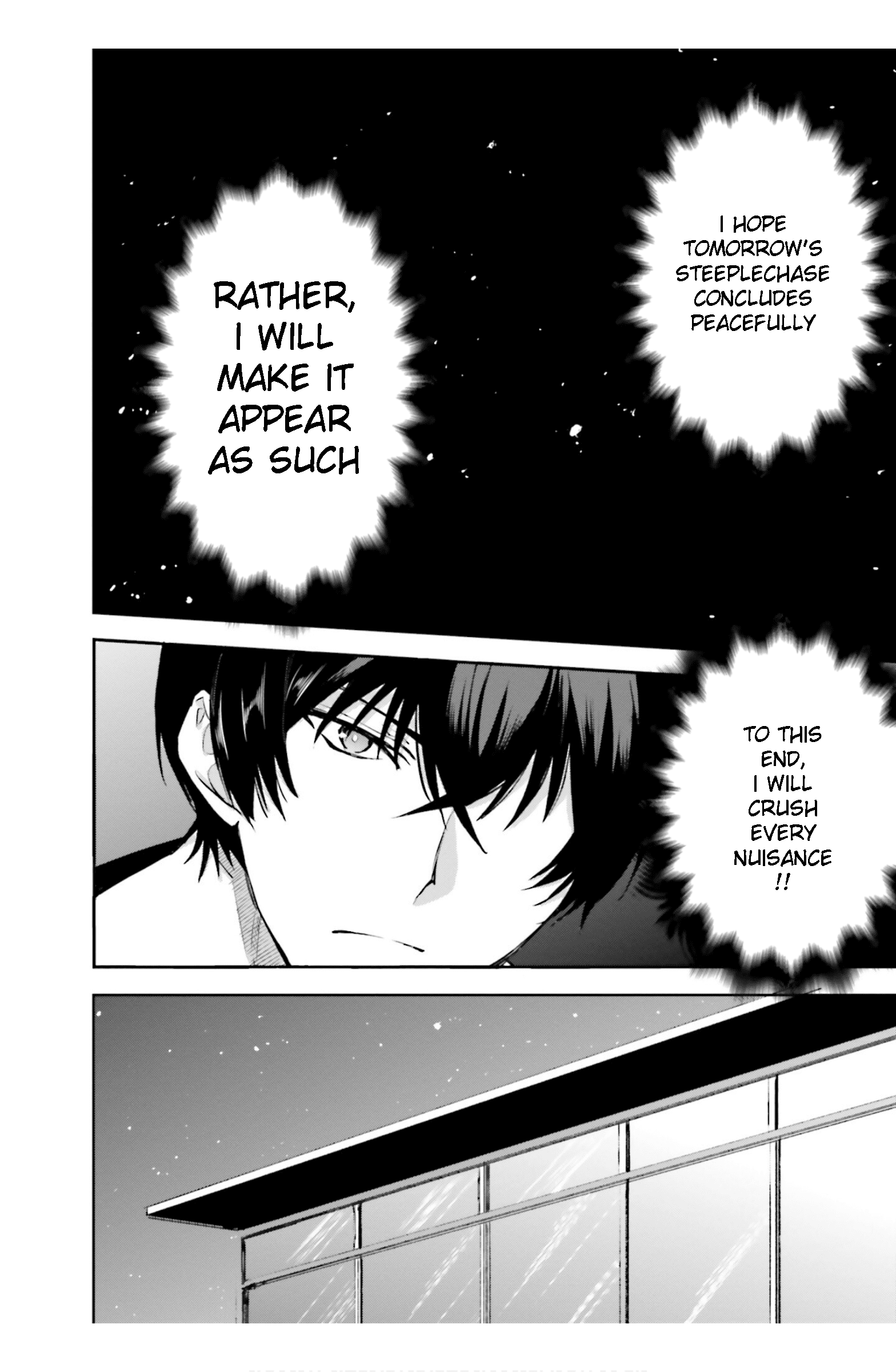 Mahouka Koukou No Rettousei - Steeplechase-Hen - Vol.3 Chapter 17: Kokonokame, Tookame, Yoru - Day Nine, Day Ten, Night